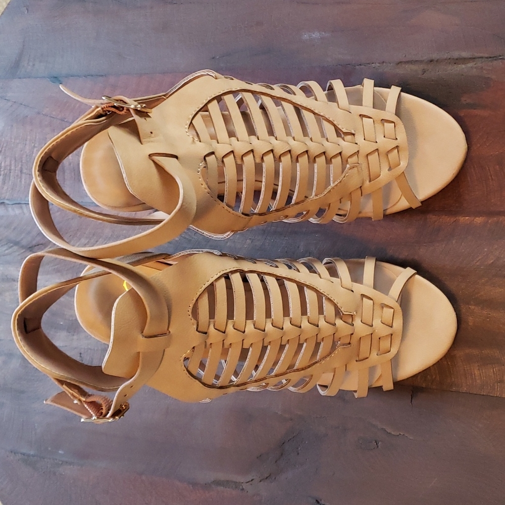 Tan sandals